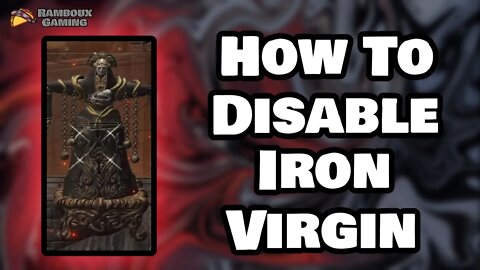 How to Disable Iron Virgin - Elden Ring