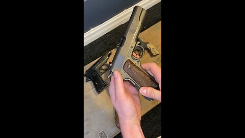 WW2 M1911A1 Remington Rand (close up view)