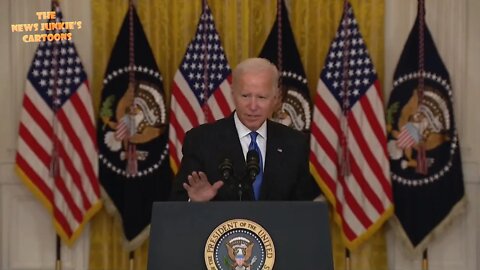 Biden walks away as reporters ask about Christmas packages showing up on time this year.