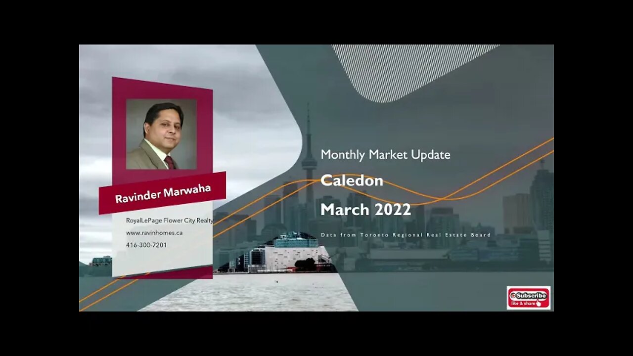 Caledon Market Update March 2022 || Canada Housing News || Toronto Real Estate News ||