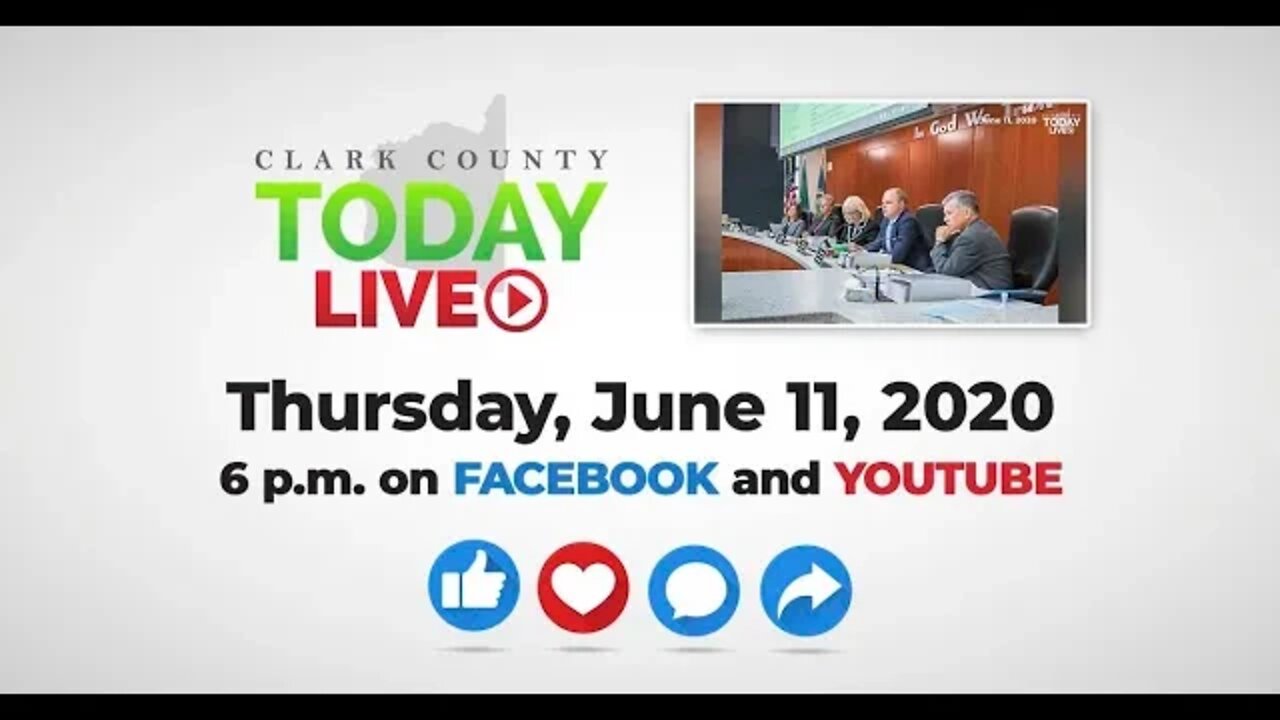 WATCH: Clark County TODAY LIVE • Thursday, June 11, 2020