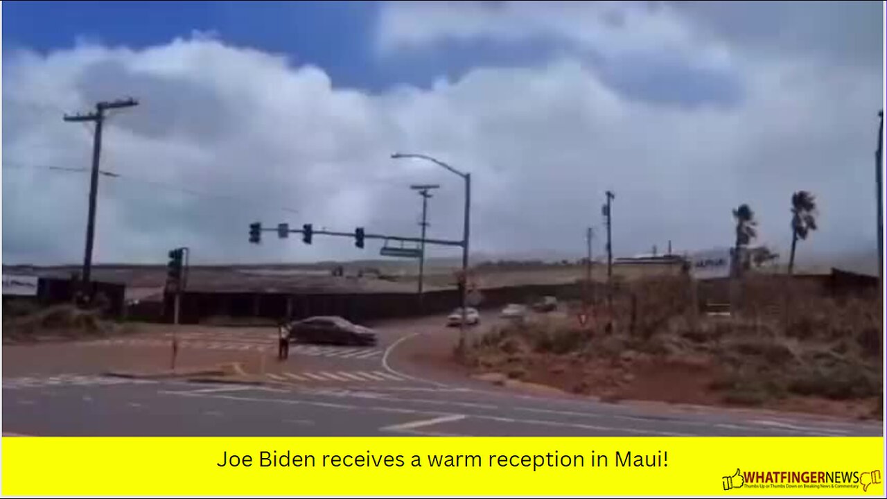 Joe Biden receives a warm reception in Maui!