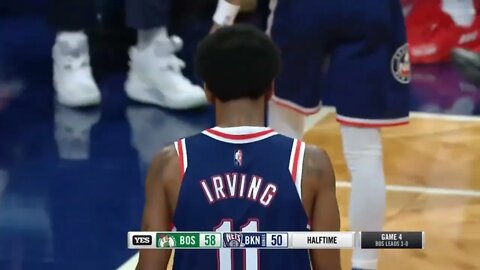 Kyrie Irivng Sleeps On Court With 0 IQ Defense As Celtics Blow Kiss To Him !
