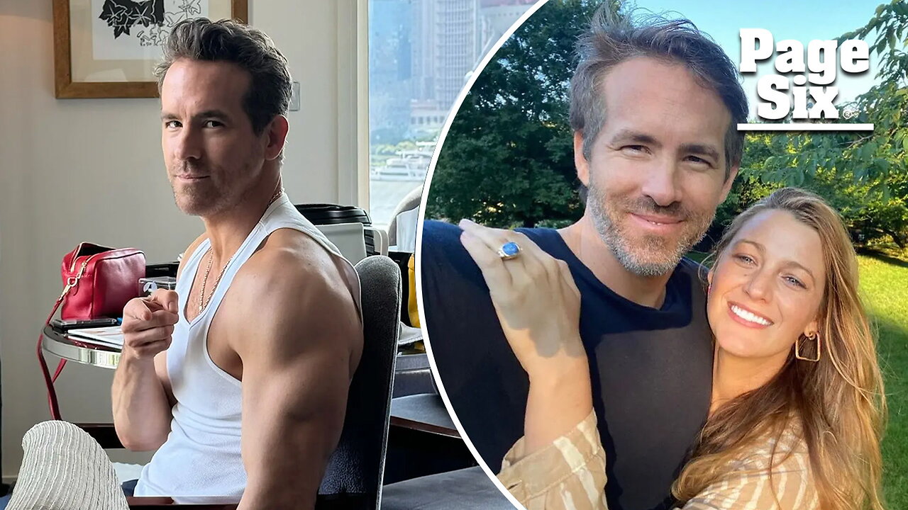 Blake Lively thirsts over photo of Ryan Reynolds flexing in muscle tank