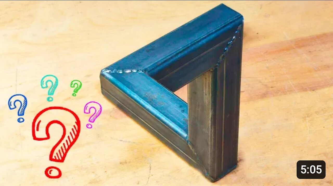 How to Weld an Impossible triangle (Triber)? || It Is Possible
