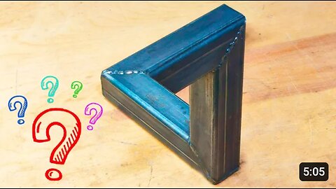 How to Weld an Impossible triangle (Triber)? || It Is Possible
