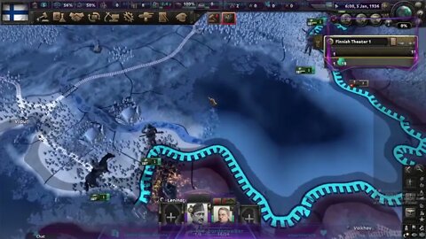 Poncho Villa Streams Hearts of Iron 4 Finland Builds A lot of Forts 2022-07-14