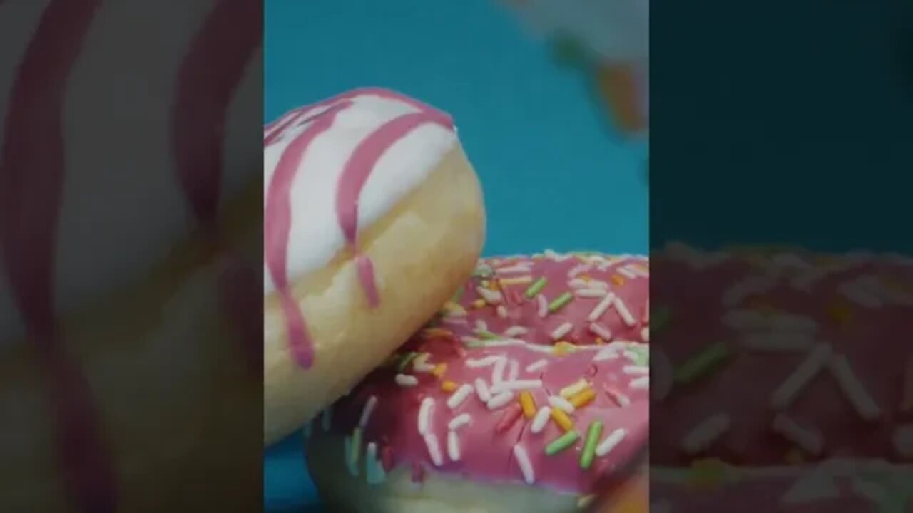 A Macro Shot of Doughnuts