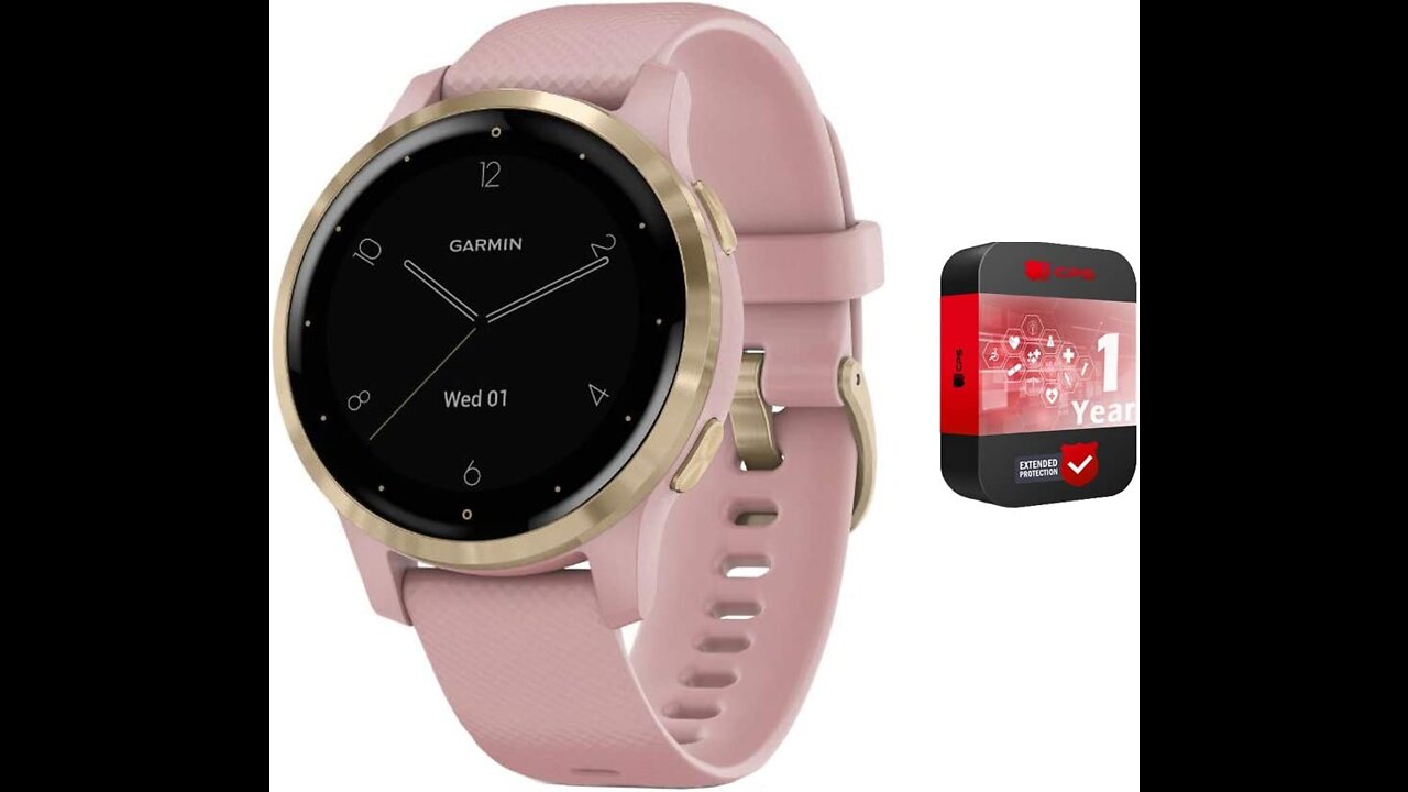 Garmin Vivoactive 4S GPS Smartwatch with Music & Fitness Activity Tracker & Health Monitor Apps...