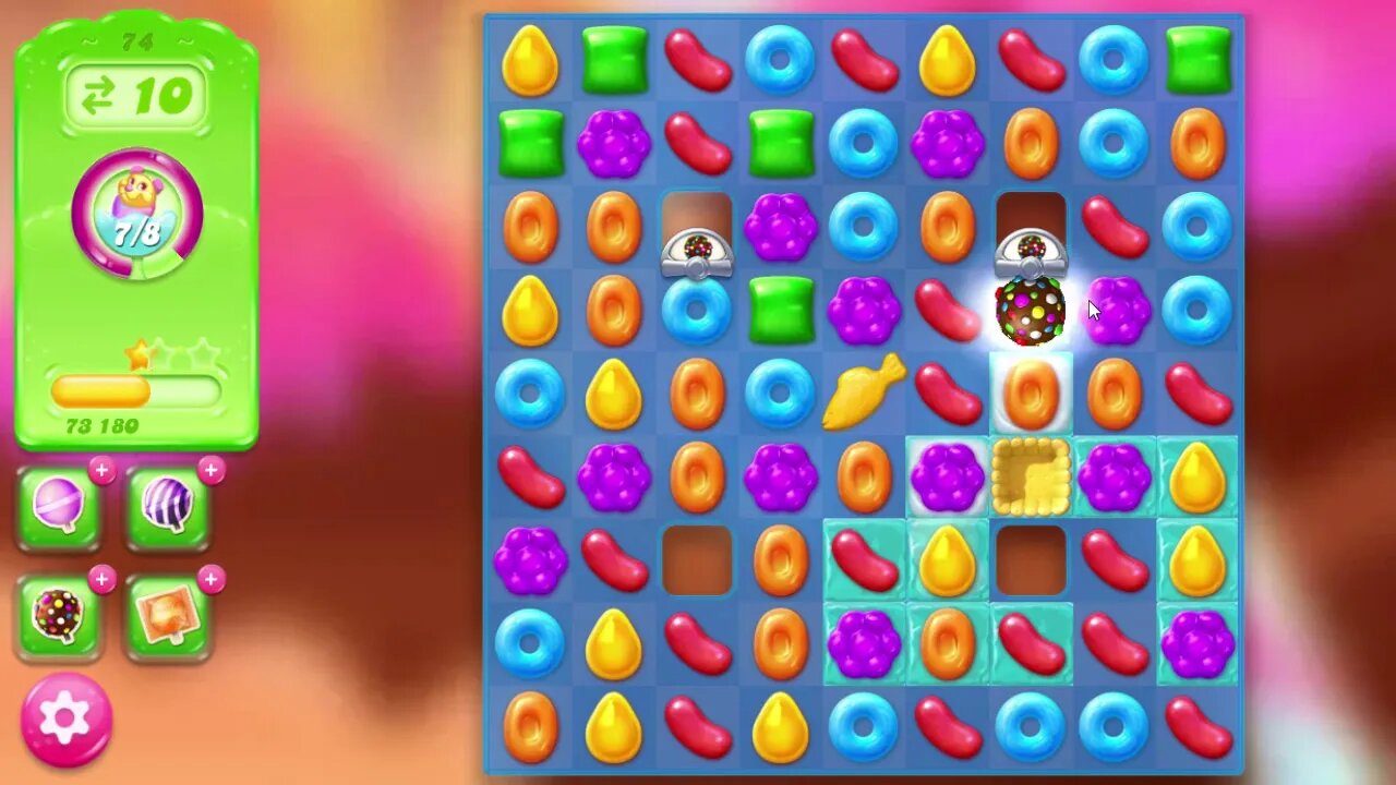 Candy Crush Jelly Saga Level 74