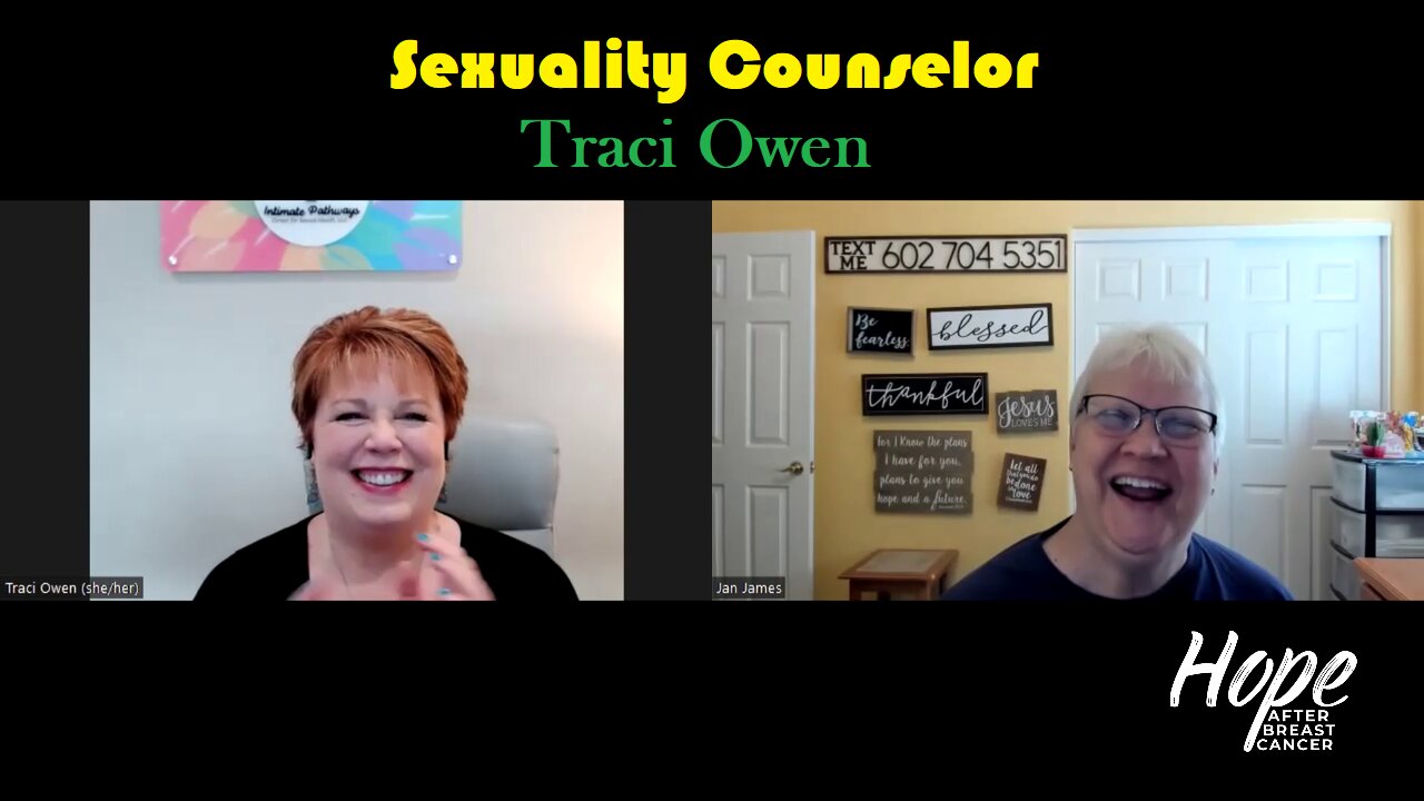 Ep 14 - Sex After Breast Cancer LIVE! Q&A #1 with Sexuality Counselor Traci Owen