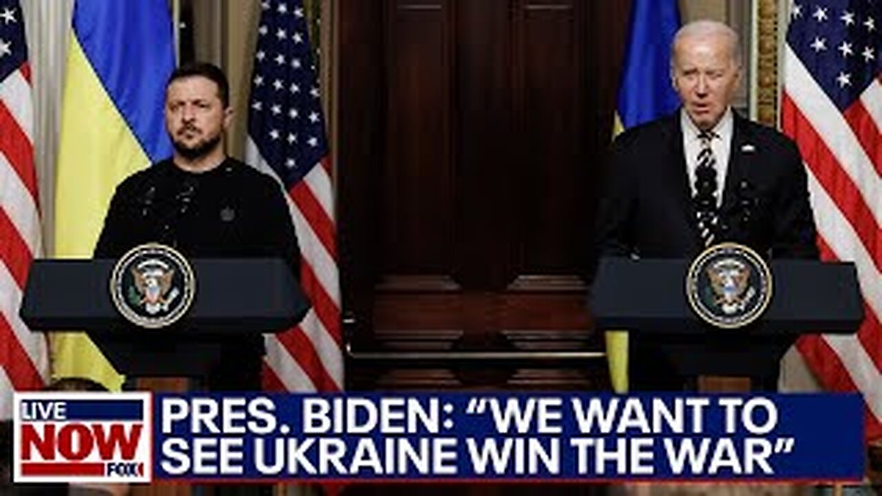 Biden-Zelenskyy joint news conference: 'We want to see Ukraine win this war' | LiveNOW from FOX