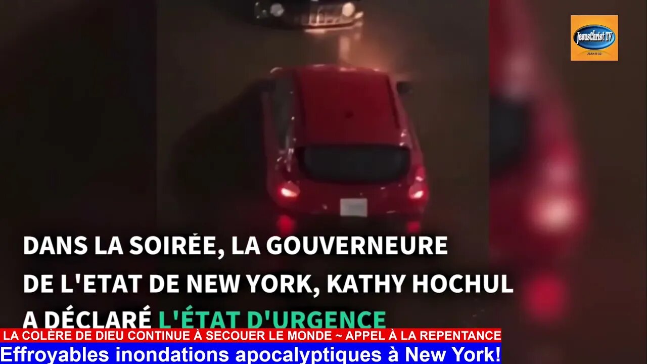 Choquantes images des effroyables inondations apocalyptiques de New York!