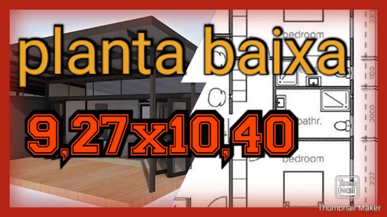 planta baixa 9,27x10,40
