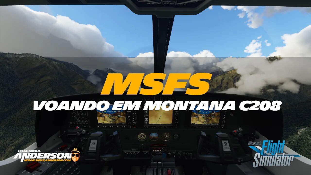 FSEconomy: Voando nas Montanhas em Montana com Caravan 208