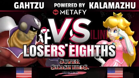 FPS4 Online - Revenge | Gahtzu (Captain Falcon) vs. Kalamazhu (Peach) - Melee Losers Eights