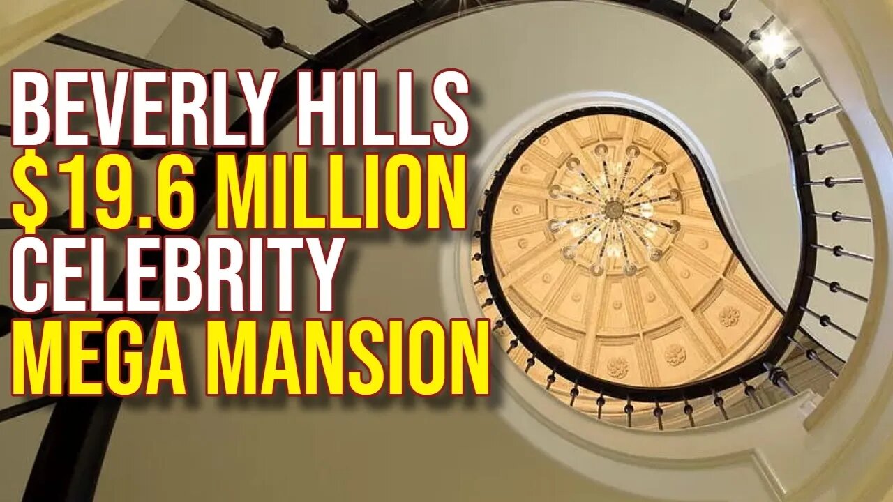 Touring $19.6 Million Beverly Hills Celebrity Mega Mansion