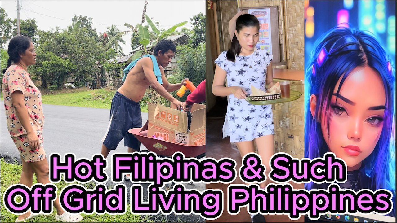 🇵🇭 HOT FILIPINA BEAUTY GETS STICKY & BUYS HOUSE CONSTRUCTION SUPPLIES Off Grid Living Philippines