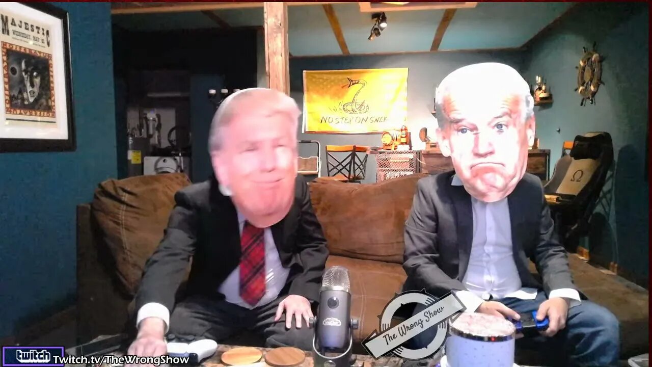 Wrong show halloween with Joe Biden and Donald Trump?