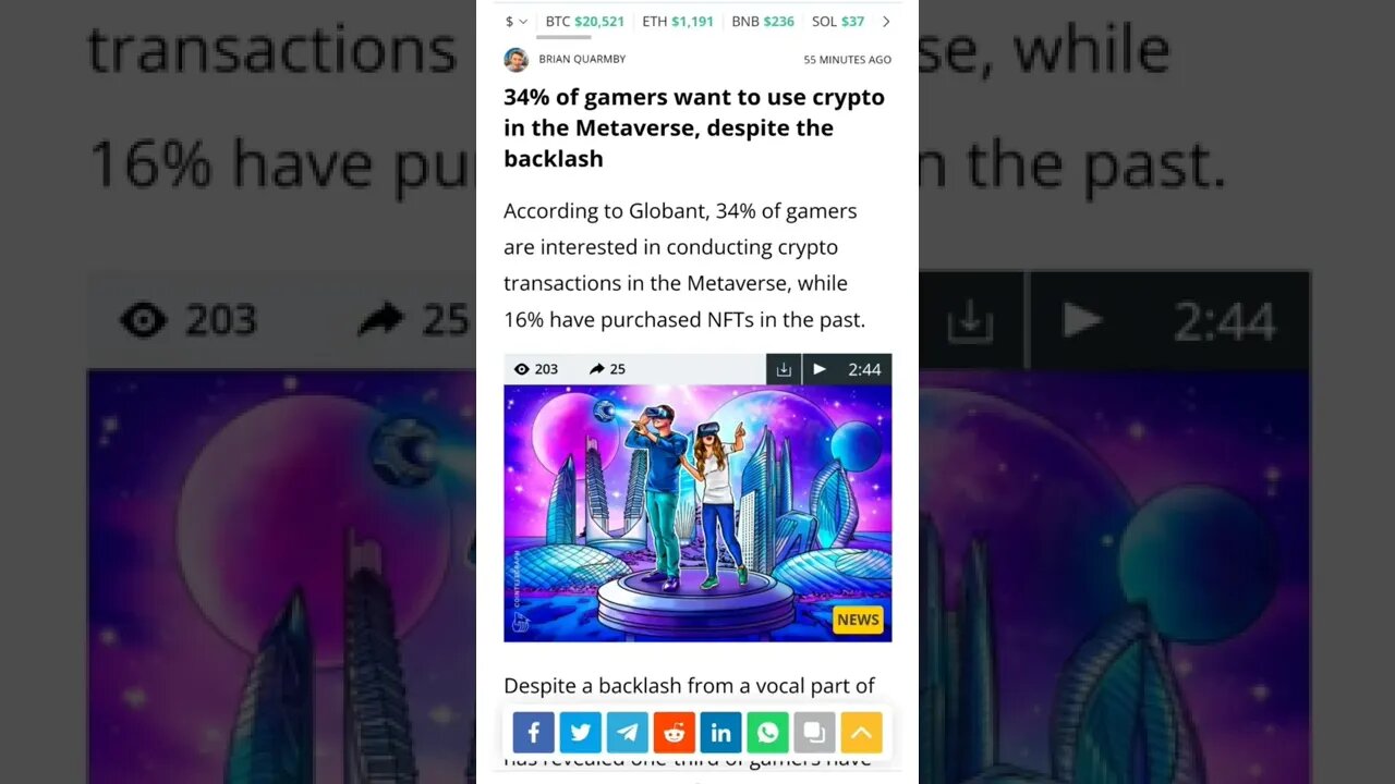 New Survey : 34% of Gamers Want to Use Crypto in the Metaverse, Despite the Backlash #cryptomash