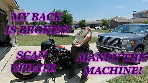 MY BACK IS BROKEN! MANDY THE MACHINE! SCAN UPDATE!