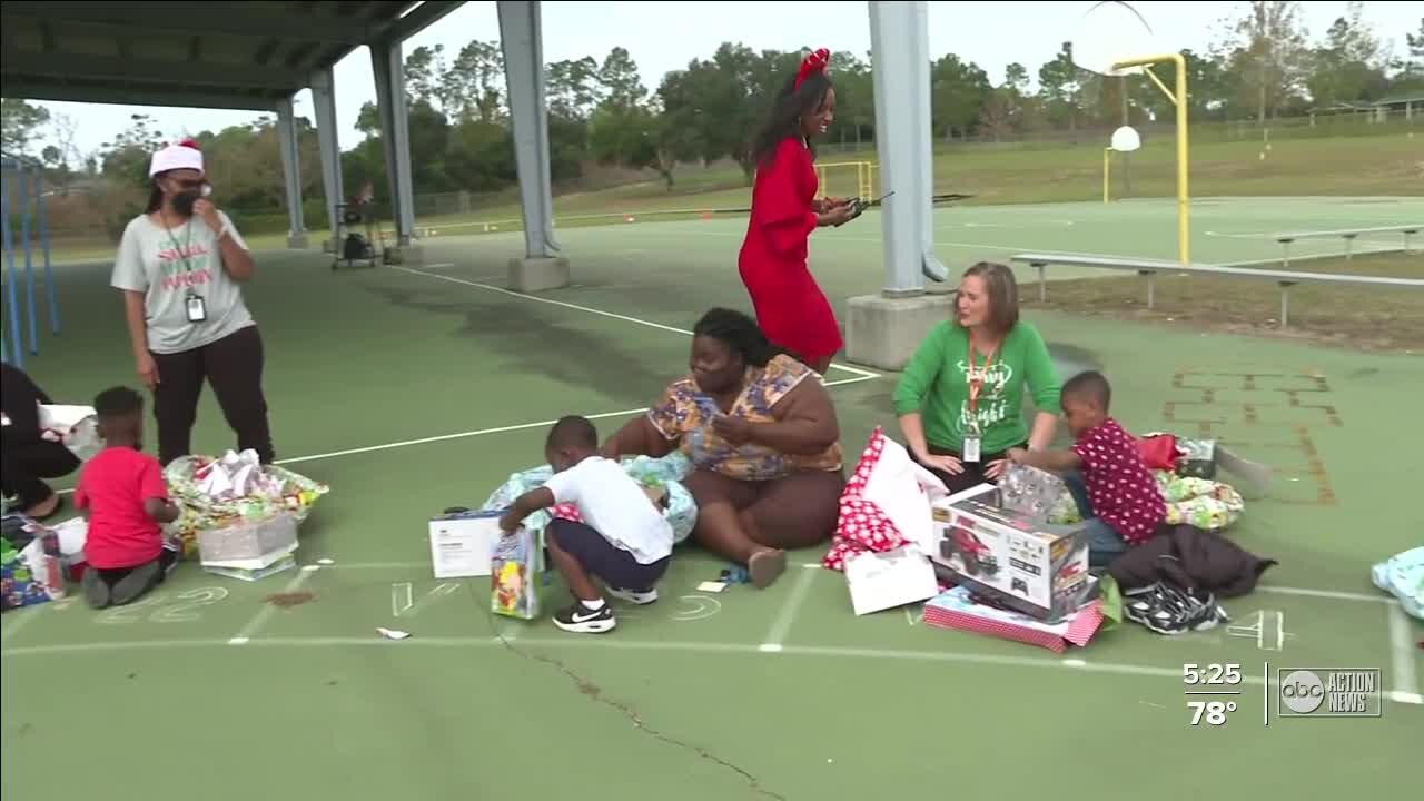 Polk County Public Schools holiday giveaway lessens the burden for families in need