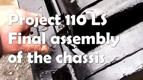 110 LS project. Tank and steering fitting with a final look round