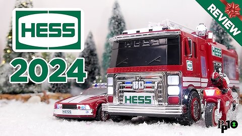 Hess ( Fire Truck with Car and Motorcycle ) Tv Commercial 2024