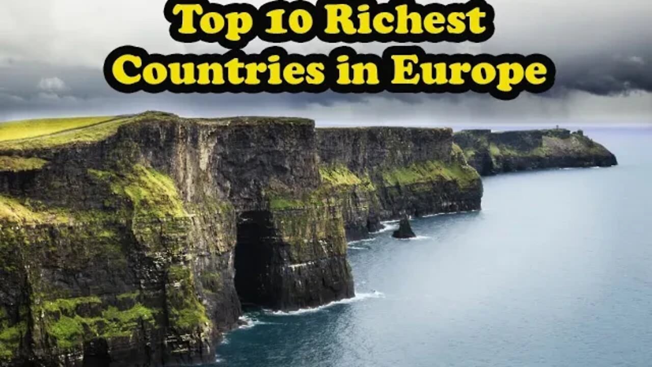 top 10 richest countries in Europe 2020