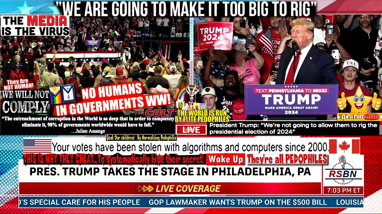 FULL SPEECH: President Trump Holds a MAGA Rally in Philadelphia - 6/22/24 (related links description