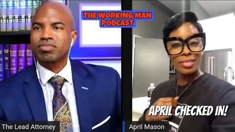@The Lead Attorney Meets April Mason On His Livestream…She Schools BW AGAIN! #aprilmason