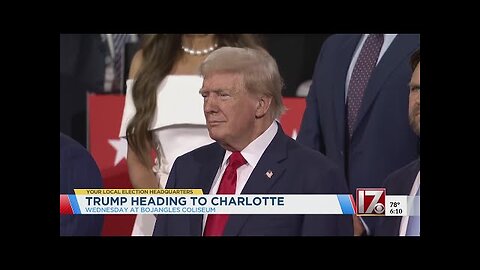 Donald Trump to hold rally in Charlotte on Wednesday