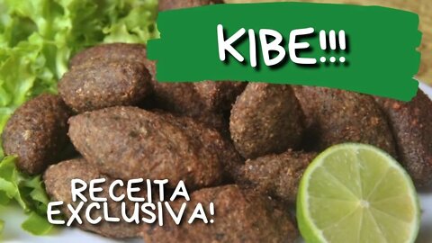 RECEITA DE KIBE EXCLUSIVA!