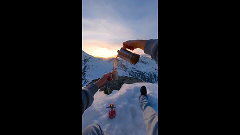 would you sleep in the mountains for this view
