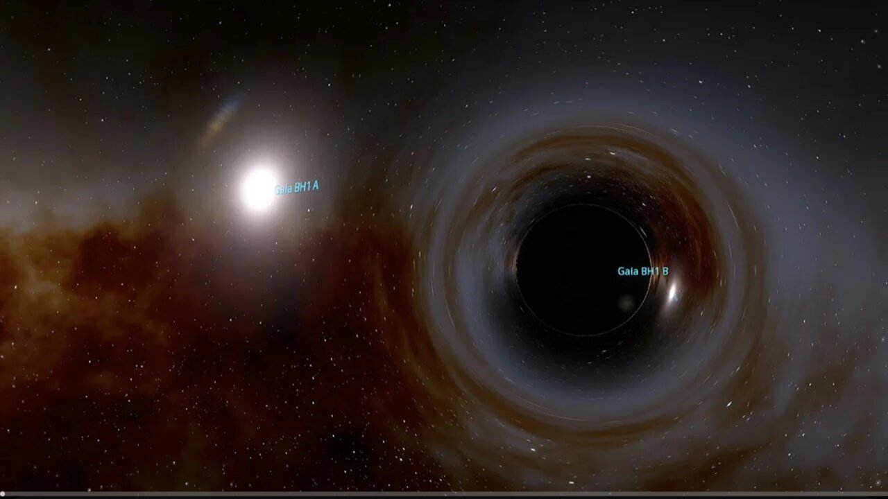 Gaia BH1 9.62 times massive black hole than sun with a sun like star