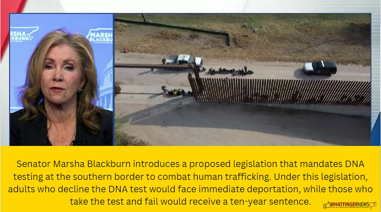 Senator Marsha Blackburn introduces a proposed legislation that mandates DNA testing