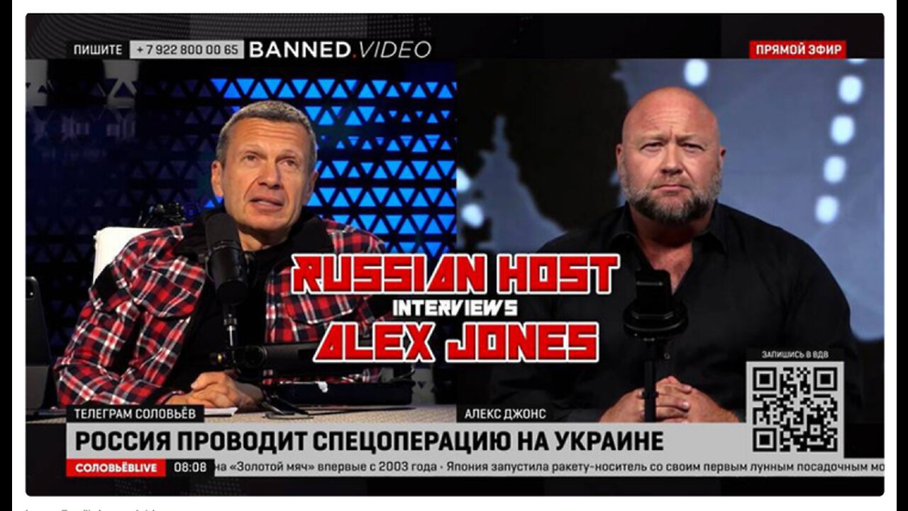 EXCLUSIVE! Alex Jones Appears On Top Russian Talk Show – “Americans Are Against The War”