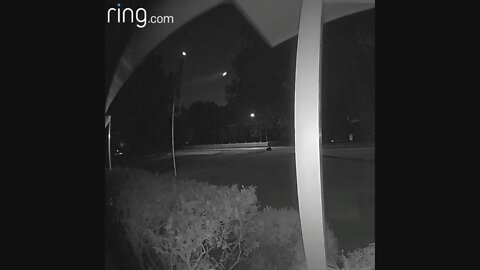 Orb Captured on Ring Doorbell