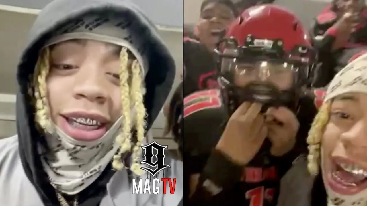 T.I.'s Son King Leaves Atlanta Falcons Stadium Looking 4 Raww Gang Ops!🤴🏾