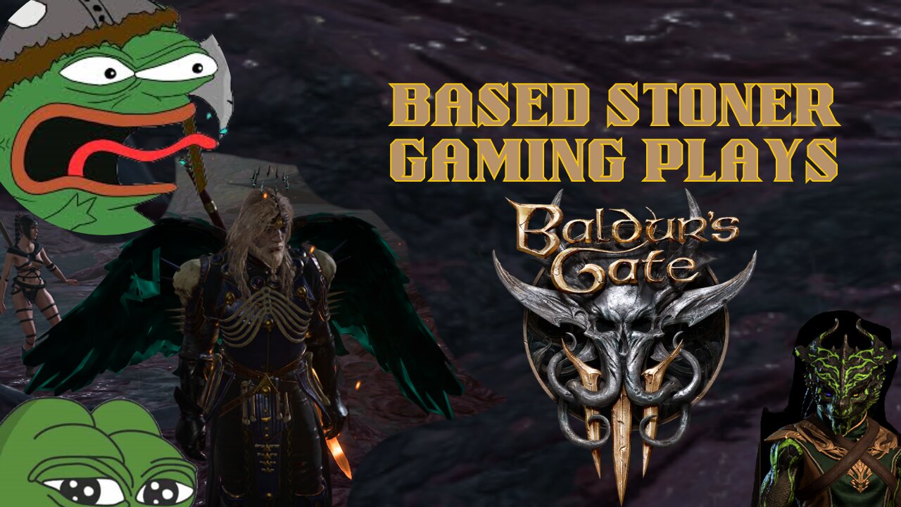 let's get stoned and play baldurs gate 3: Michael the fallen ( modded aasimar race)