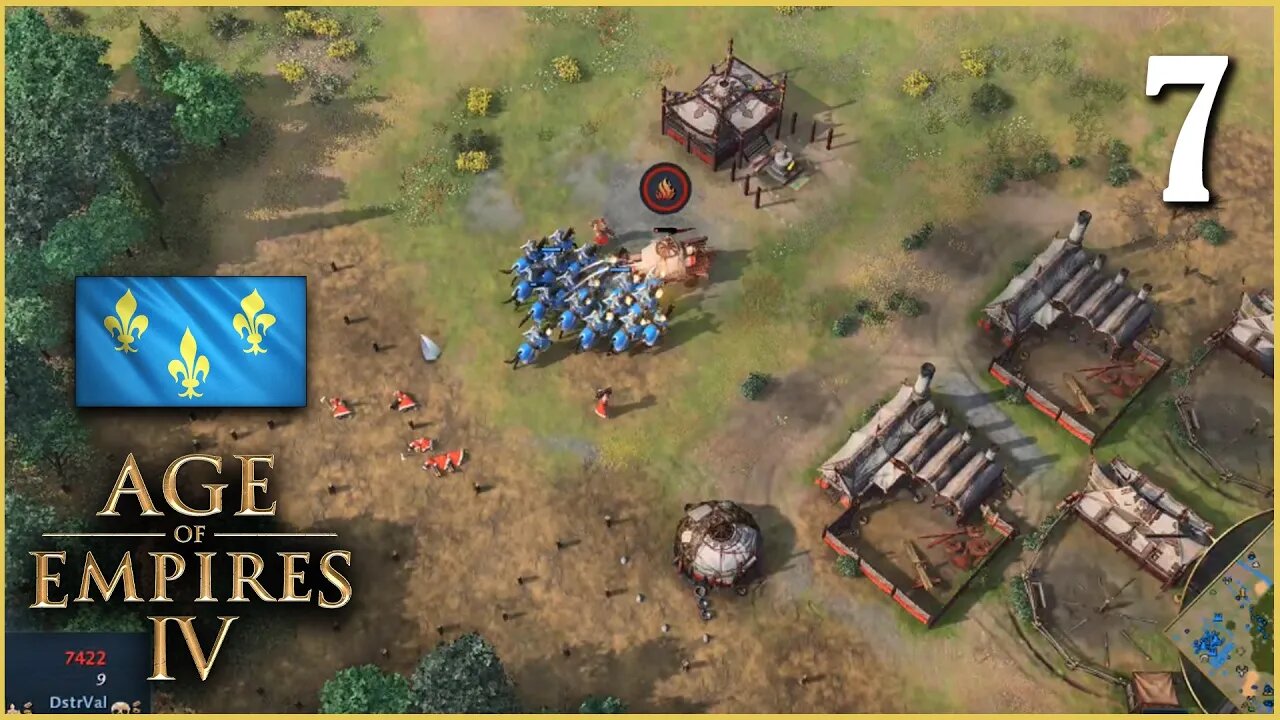 France vs Mongols - 1v1 - Age of Empires 4 - Ranked (MP) - 7