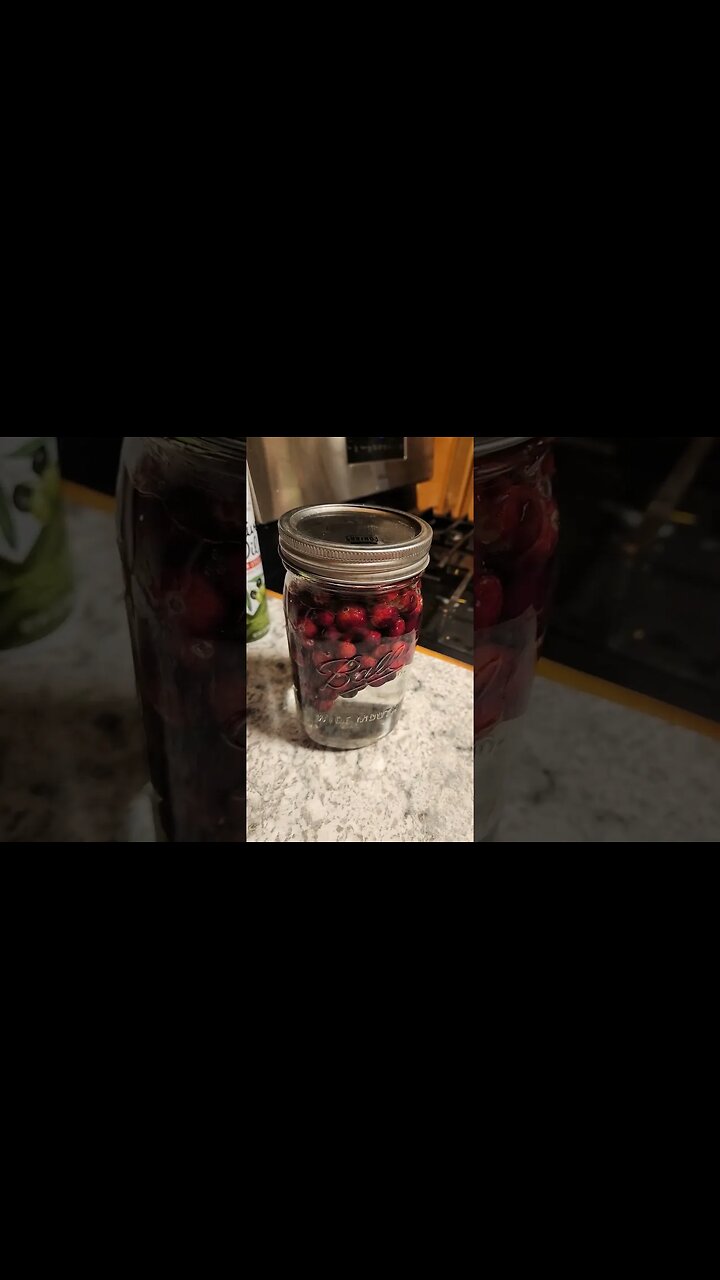 Homemade cranberry juice really