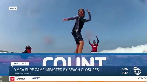 YMCA surf camp closure impacted by beach closures