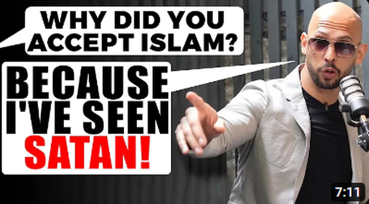 REAL REASON WHY ANDREW TATE ACCEPTED ISLAM!