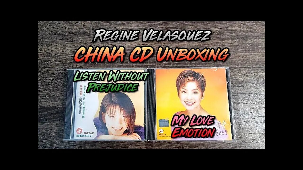 Regine Velasquez China Release CDs - Listen Without Prejudice | My Love Emotion