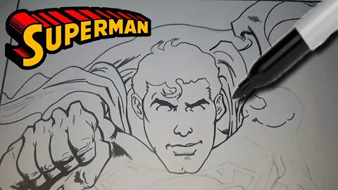 Drawing The Man Of Steel SUPERMAN