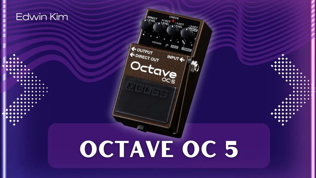 🎸 Boss OC-5 Polyphonic Guitar/Bass Octave Pedal