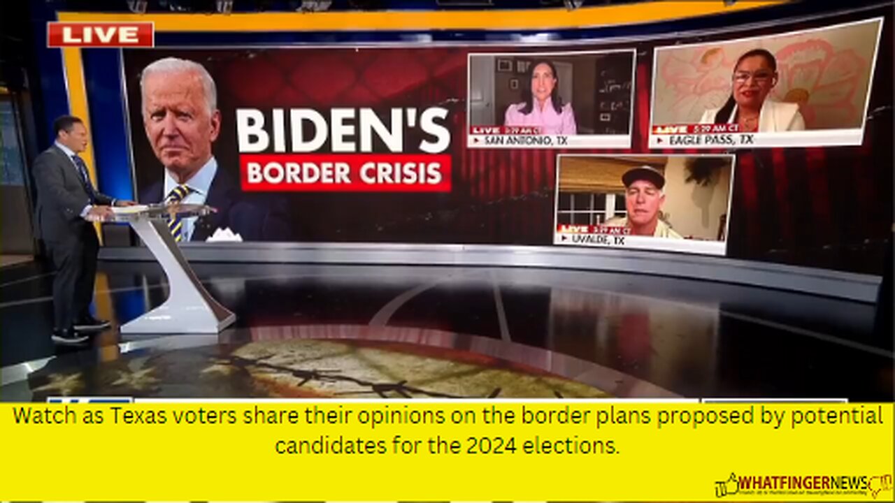 Watch as Texas voters share their opinions on the border plans proposed by potential candidates