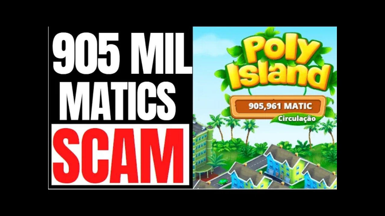 POLYISLAND SCAM CONFIRMADO 905MIL MATICS ROUBADAS