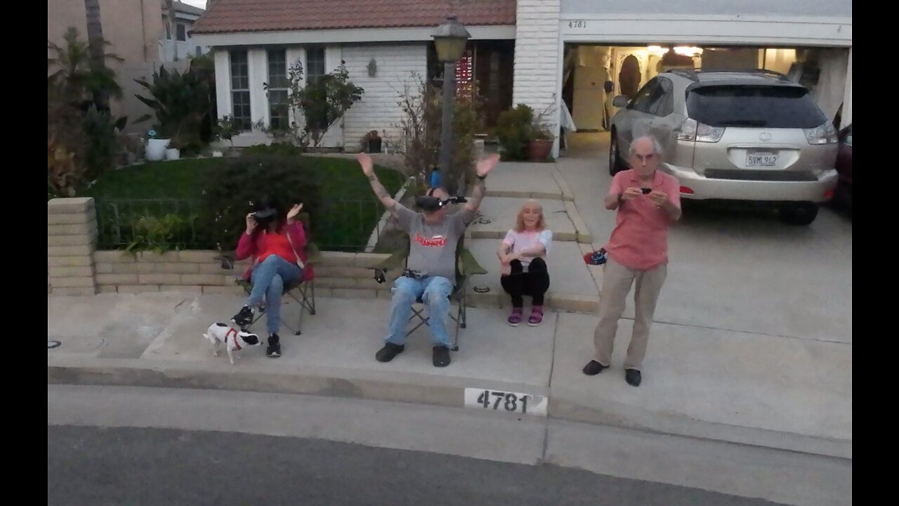 FPV Flying my Sister over our Neighborhood FASTER!